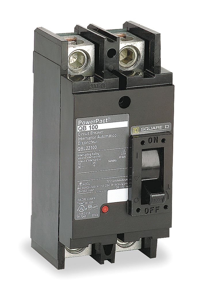 Square D Circuit Breaker, 150 Amp, 2-Pole, QBL22150