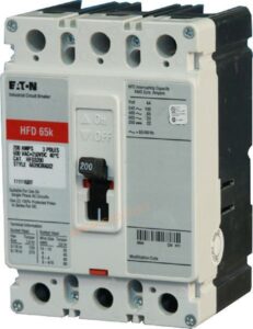 new cutler-hammer eaton hfd3150 circuit breaker 3 poles 150a 600v 65k rated hfd