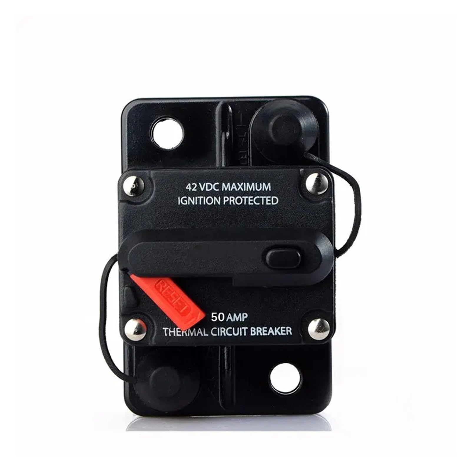 Circuit Breaker Insurance Seat Switch Overload Protection High and Low Temperature High Current Audio Fuse Seat RV Yacht Circuit Breaker 1PC (Color : 150A)