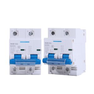 1PCS 1P/2P DC Circuit Breaker 12V24V48V60V120V air Switch 80A100A125A150A200A250A Inverter Electric Vehicle Sun Protection Isolator (Size : KL4-3b, Color : 150A)