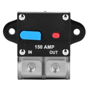 Automotive Circuit Breaker -50A Automatic Reset Holder for Car Inverter or Replacement-size1