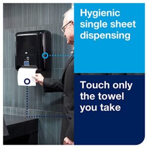 Tork Matic Paper Towel Dispenser, Intuition Sensor, Black, Elevation, H1, non-contact One-at-a-Time dispensing, 5511282