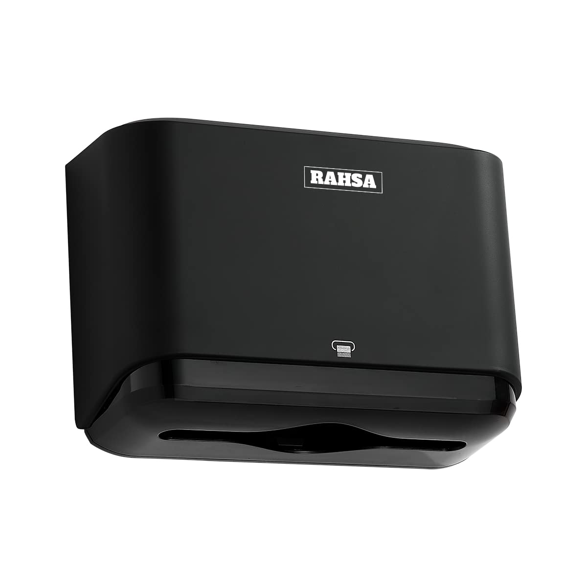 RAHSA Touchless Paper Towel Dispenser Wall Mount, Multifold/Trifold/C Fold Commercial Paper Towel Dispenser for Bathroom/Kitchen/Office/Toilet/Home/RV (Black)