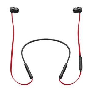 BeatsX Wireless Earphones - Apple W1 Headphone Chip, Class 1 Bluetooth, Black-Red (Renewed)
