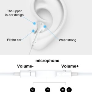 SKYCABLE USB Type C Headphones, 2-Pack, Wide Compatibility, Enhanced Audio Quality, Ergonomic Design, Convenient Remote Control & Microphone