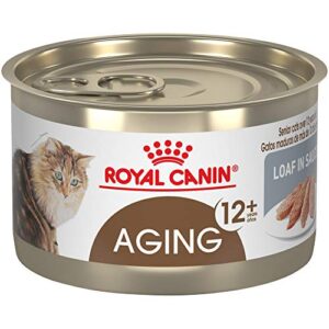 Royal Canin Feline Health Nutrition Aging 12+ Loaf in Sauce Canned Cat Food, 5.1 oz Can (24-Count)