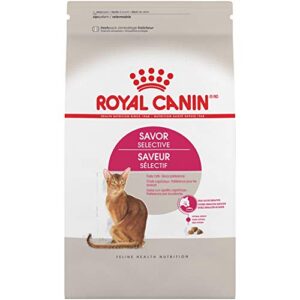 royal canin savor selective adult dry cat food, 6 lb bag