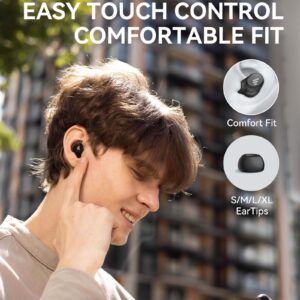 Edifier TWS1 Pro 2 Active Noise Cancellation Earbuds, 42dB Depth ANC, AI-Enhanced Calls with 4 Mics, in-Ear Detection, Fast Charging, Bluetooth 5.3