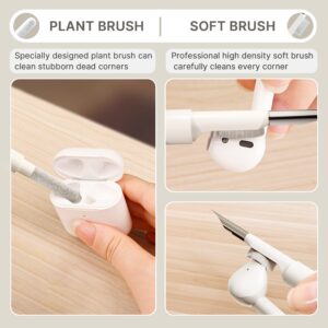 Cleaner Kit for Airpods Pro Chirstmas Gift Cleaning Pen with Soft Brush for Bluetooth Earbuds Case Cleaning Tools for Most Earphones