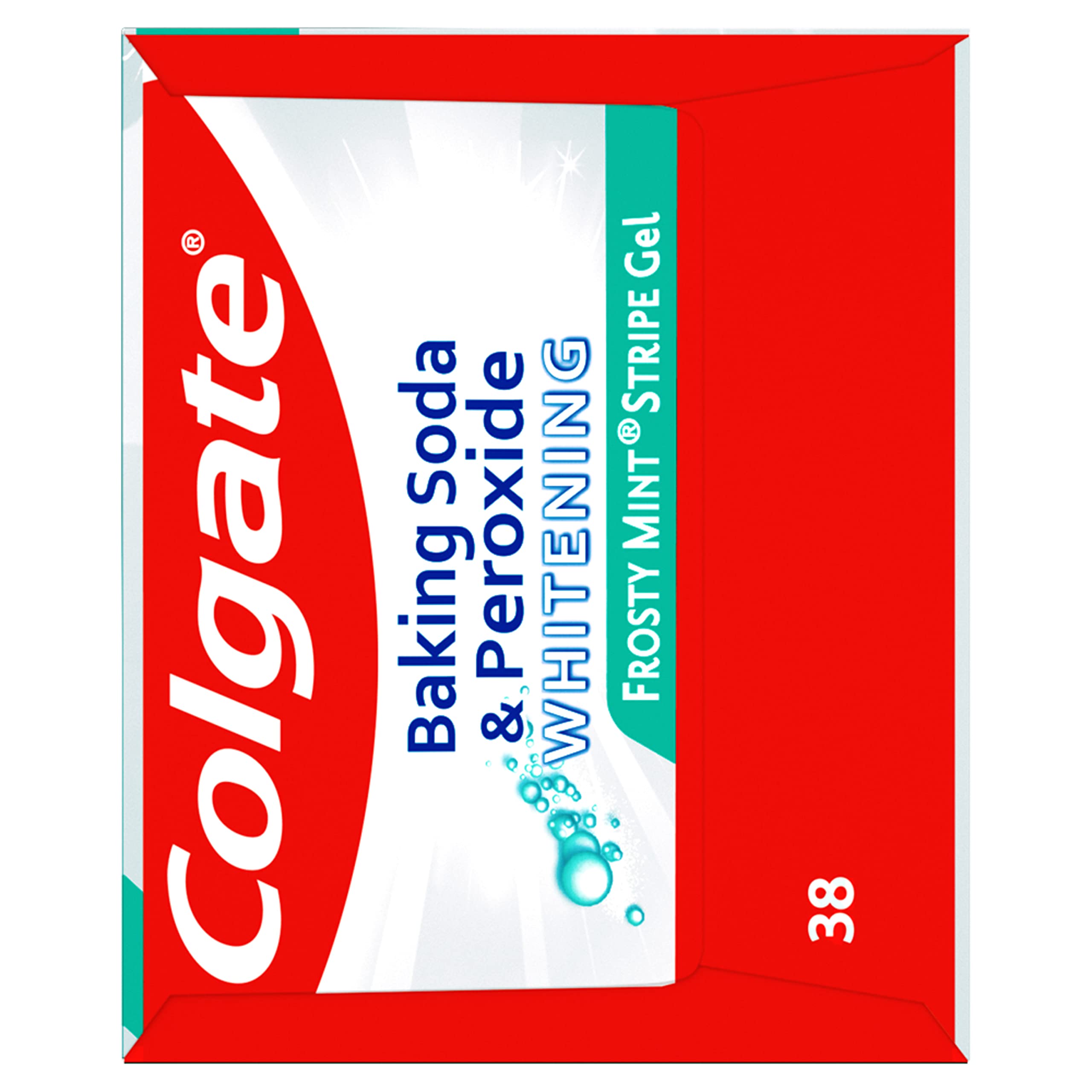 Colgate Baking Soda and Peroxide Toothpaste Gel, Whitening Baking Soda Toothpaste, Frosty Mint Flavor, Whitens Teeth, Fights Cavities and Removes Surface Stains for Whiter Teeth, 6 Pack, 6 Oz Tubes