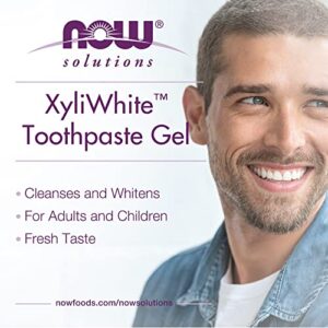 NOW Solutions, Xyliwhiteâ„¢ Toothpaste Gel, Refreshmint, Cleanses and Whitens, Fresh Taste, 6.4-Ounce