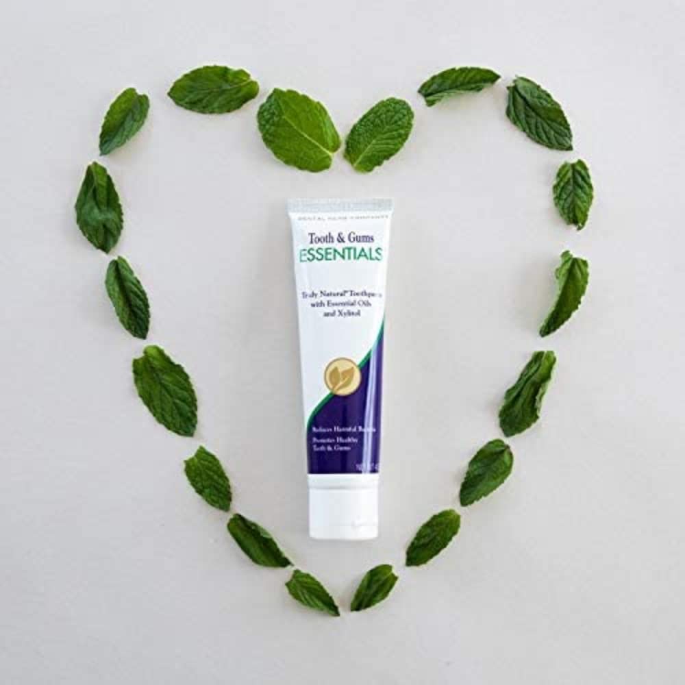 Dental Herb Company - Essentials Toothpaste - Truly Natural Fluoride-Free and SLS-Free - Superior Defense Against Bleeding and Irritated Gums, Dry Mouth, and Mouth sores. (4 oz.)