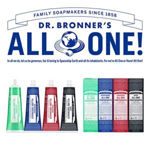 Dr. Bronner’s - All-One Toothpaste (Spearmint, 5 Ounce,3-Pack)