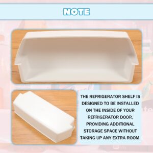 Kojem 2187172 WP2187172 AP6006028 Replacement Refrigerator Door Bin Shelf Compatible with Most Roper, Kitchenaid, Kirkland Whirlpool Refrigerator Door Bin Replace for 2187172 2187172K White - 1 PC