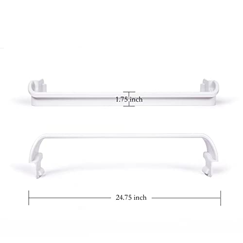 White ，240534701 Door Bar Rack Compatible with Frigidaire or Kenmore Refrigerator，PS734936, AP3214631, 948952