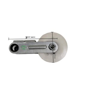 GLOB PRO SOLUTIONS PD00000336 AP2107757 PS418897 EAP418897 Washer Idler Pulley 3 5/16" length Approx. Replacement for and compatible with Frigidaire Kenmore White Westinghouse Electrolux Heavy DUTY