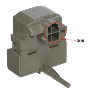 GLOB PRO SOLUTIONS 297237702 CKD2413 Refrigerator Compressor Start Relay 2" Length Approx. Replacement for and Compatible with Frigidaire Electrolux Kenmore White Westinghouse Heavy Duty