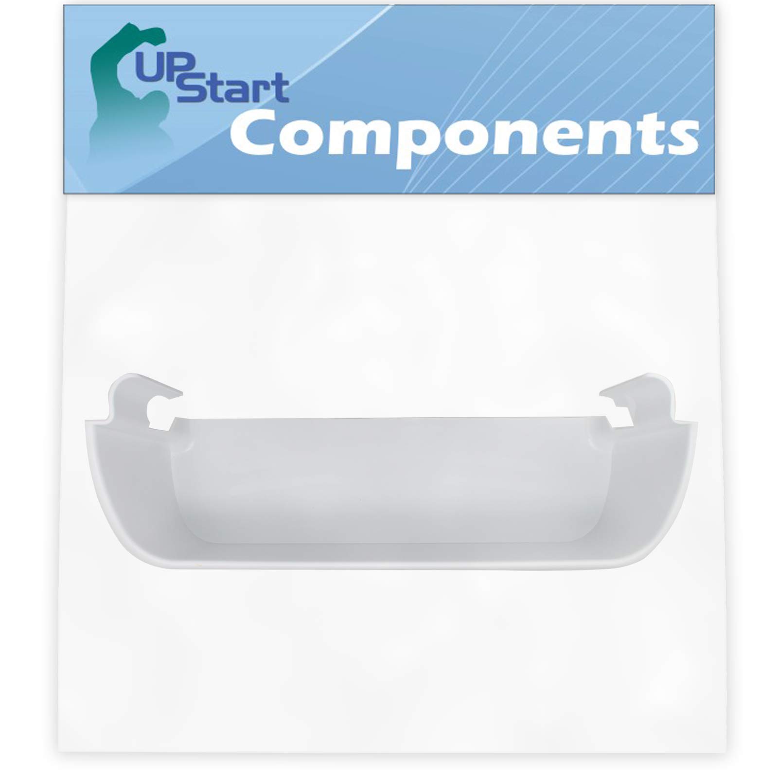 240323001 Refrigerator Door Bin Replacement for Kenmore/Sears 25356953600 Refrigerator - Compatible with 240323001 White Door Bin - UpStart Components Brand