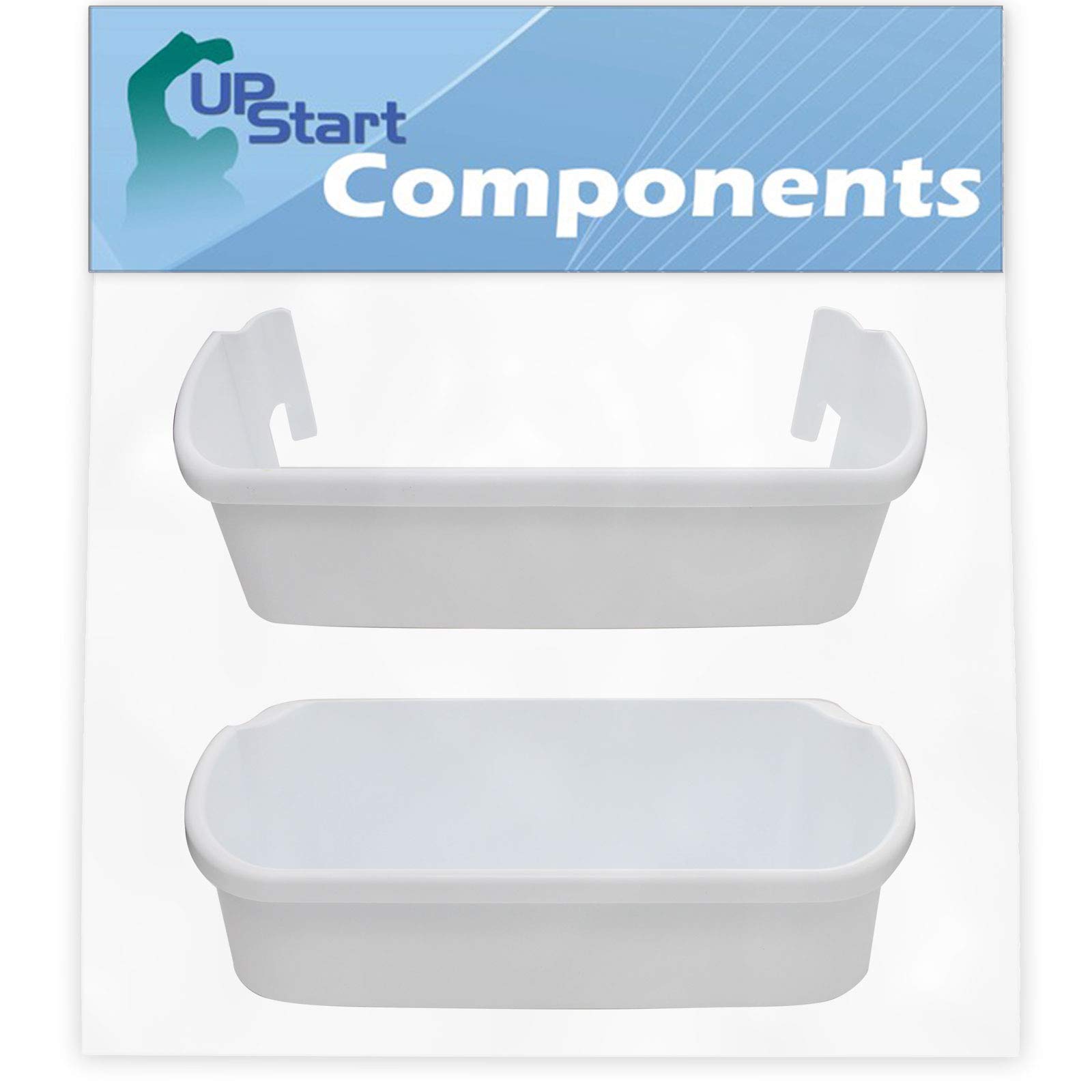 240323001 & 240356401 Refrigerator Door Bin Replacement for Kenmore/Sears 25352633200 Refrigerator - Compatible with 240323001 & 240356401 White Door Bin - UpStart Components Brand