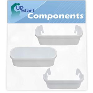 240323001 & 240356401 Refrigerator Door Bin & 240351601 Freezer Door Bin Side Shelf Replacement for Kenmore 25351624103 Refrigerator - Compatible with 240323001, 240356401 & 240351601 White Door Bin