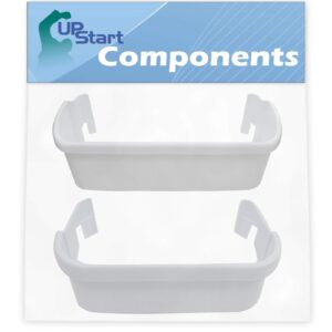 240323001 Refrigerator Door Bin & 240351601 Freezer Door Bin Side Shelf Replacement for Kenmore/Sears 25354703404 Refrigerator - Compatible with 240323001 & 240351601 White Door Bin