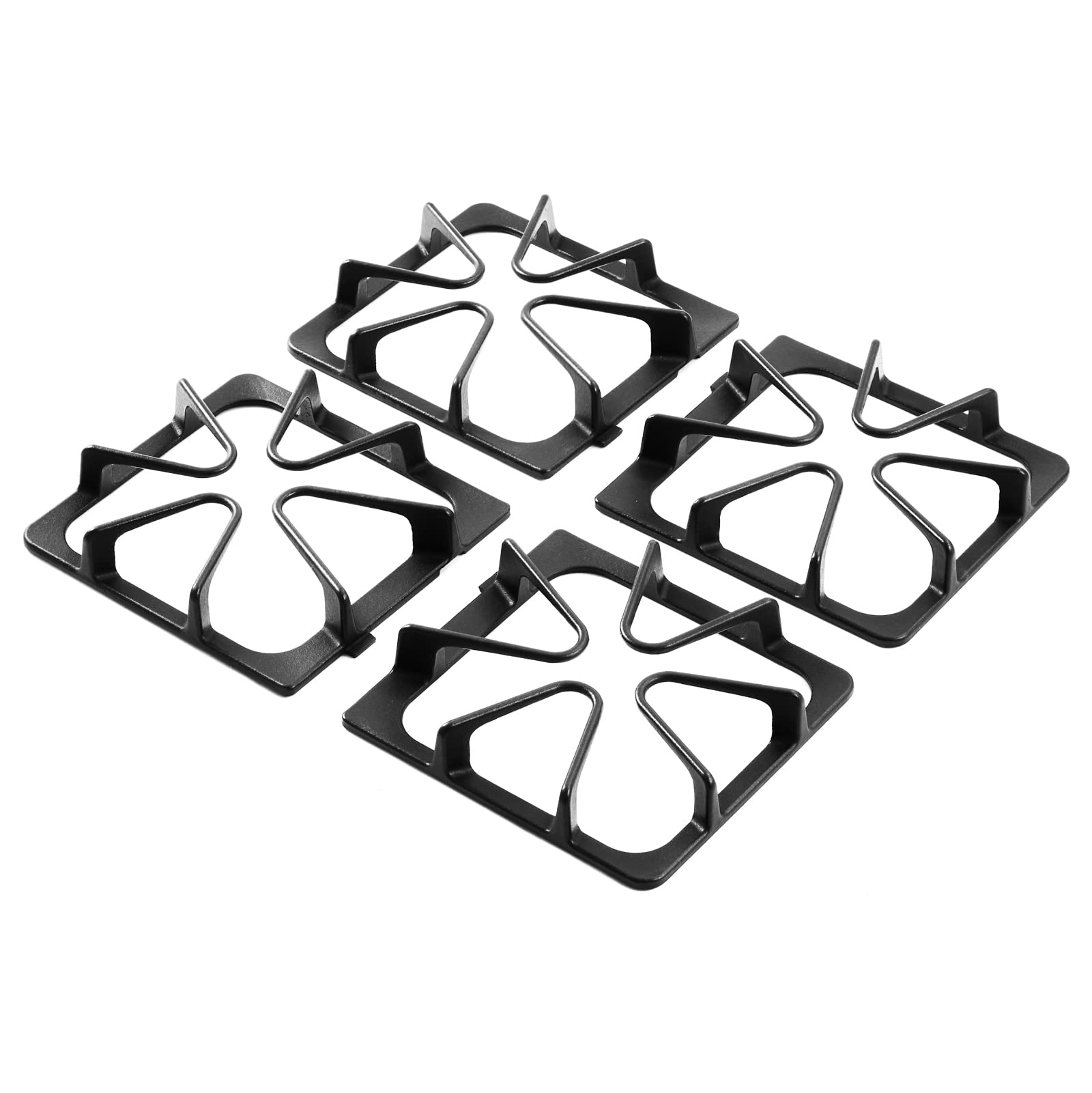 W10447925 Burner Grates Replacement Parts For Whirlpool Stove Parts Maytag, Amana, Inglis, Kirkland, Kenmore Range Parts and More Brand Stove Rack Range Top Burner Rack Sets 4 Pieces