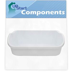 240356401 door bin replacement for kenmore/sears 25354623409 refrigerator - compatible with 240356401 white door bin - upstart components brand