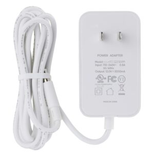 lefxmophy mamaroo replacement power cord for 4moms mamaroo 2/4 infant seat charger, 2015 mamaroo infant seat, rockaroo baby swing, oh-1048b1203000u 12v ac adapter white power supply