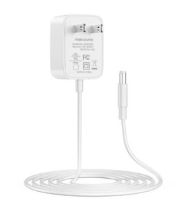 5v power cord baby swing replacement for graco simple sway swing, graco duetsoothe, glider lx/elite/premier/petite lx, duoglider, sweetpeace, duetconnect lx 4.9ft wall charge adapter white ul listed