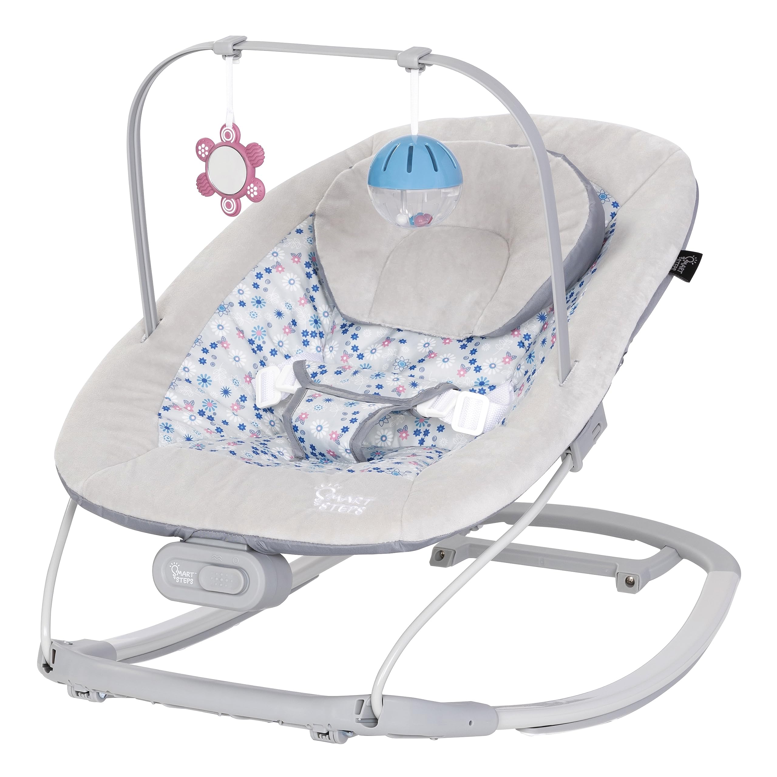 Smart Steps My First Rocker 2 Bouncer, Daisy Pink