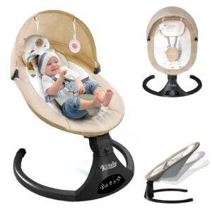 baby swing bluetooth baby swing for infant - portable infant swings for newborns, modern & trendy design with safety features & 5 sway speeds