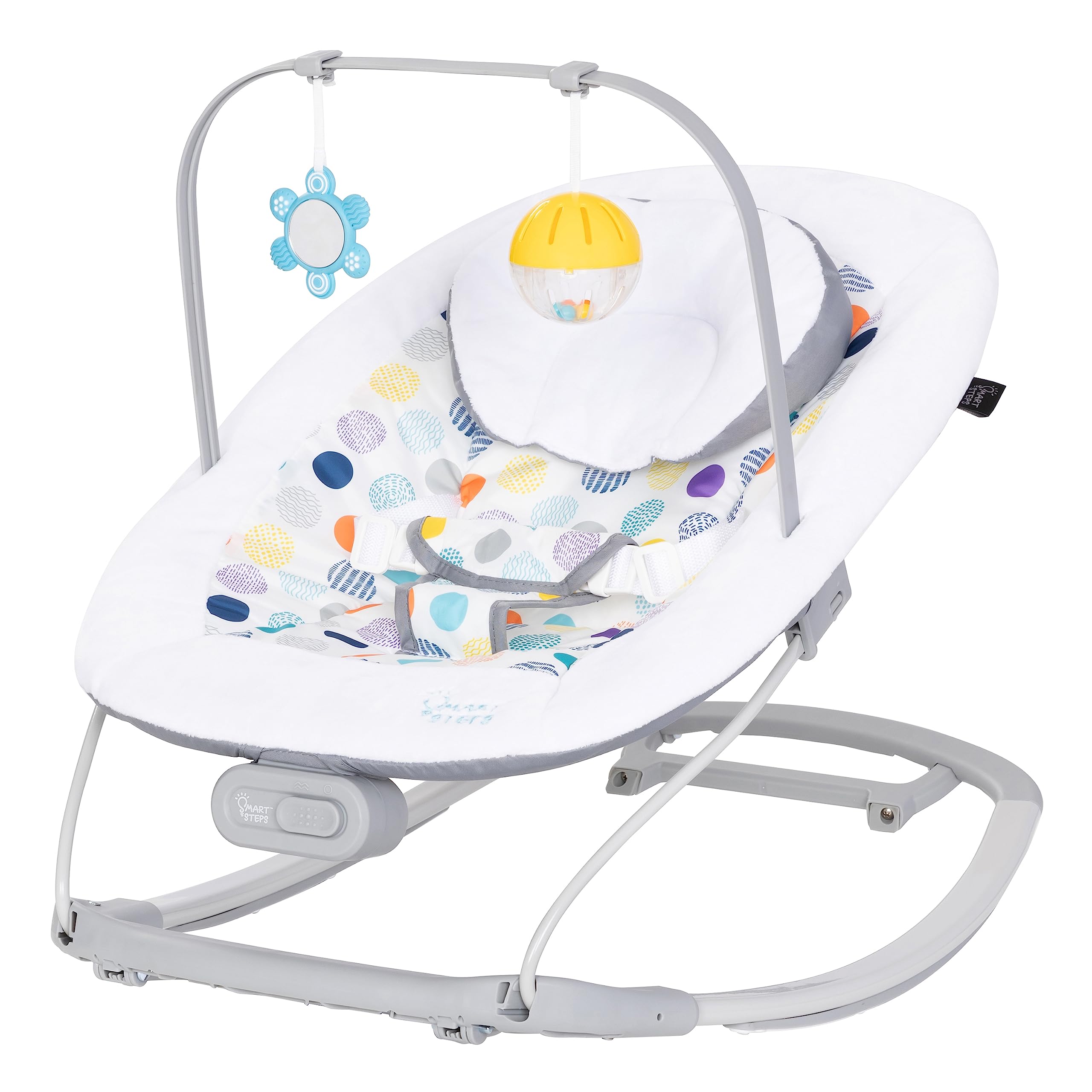 Smart Steps My First Rocker 2 Bouncer, Orbits White