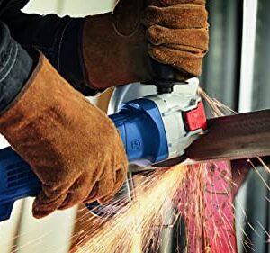 Bosch GWX10-45E 4-1/2 In. X-LOCK Ergonomic Angle Grinder with Bosch DBX4541P 4-1/2 In. X-LOCK Premium Segmented Diamond Blade