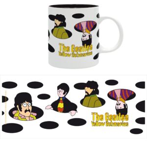 ABYSTYLE The Beatles Yellow Submarine Sea of Holes Ceramic Coffee Tea Mug 11 Oz. Music Artist Band Drinkware Home & Kitchen Essential Gift