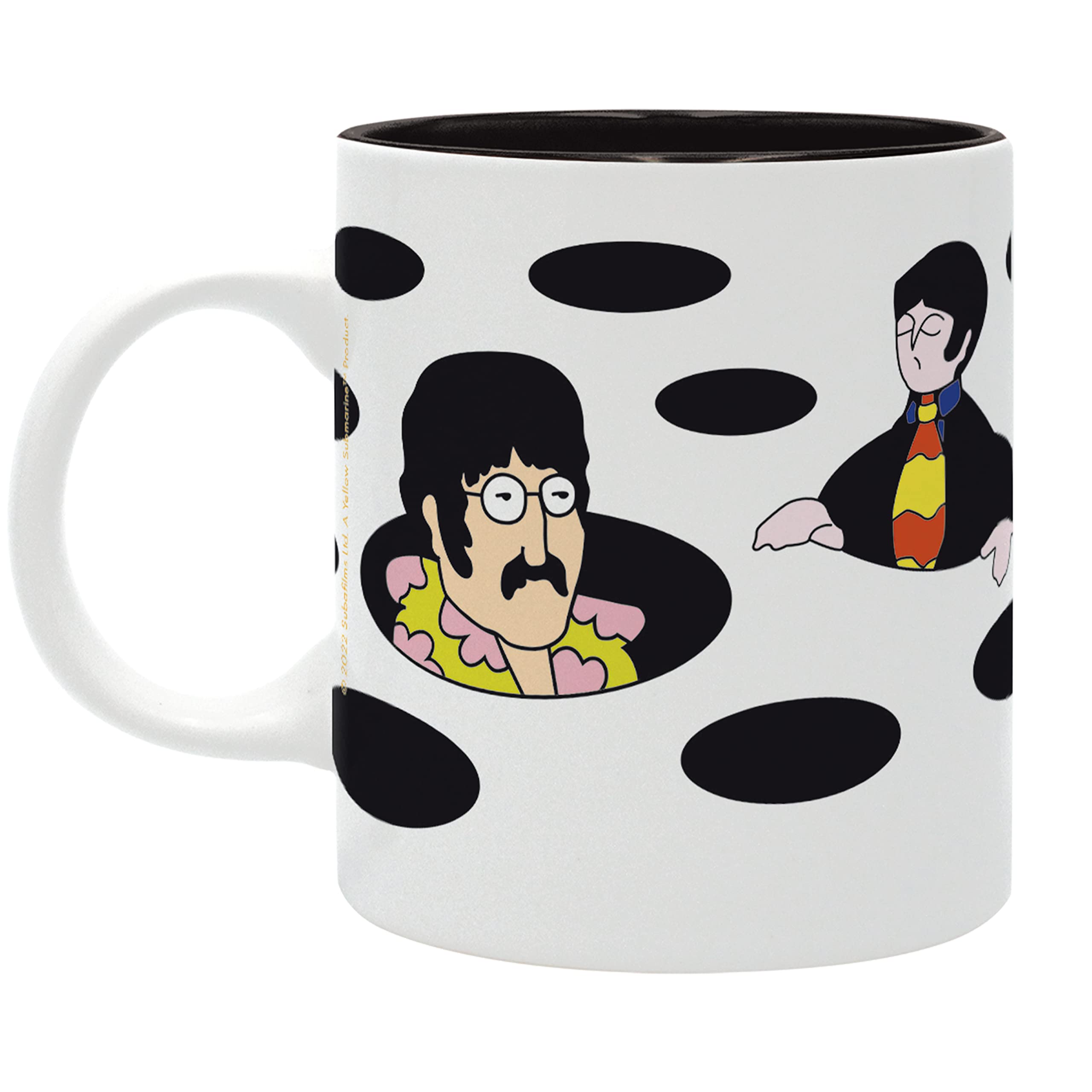 ABYSTYLE The Beatles Yellow Submarine Sea of Holes Ceramic Coffee Tea Mug 11 Oz. Music Artist Band Drinkware Home & Kitchen Essential Gift