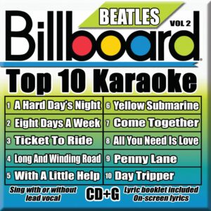 billboard karaoke - billboard beatles top 10 karaoke vol 2 [10+10-song cd+g]