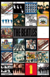 trends international 24x36 the beatles - albums wall poster, 24" x 36", unframed version