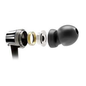 Audio-Technica ATH-CKR30iSBK SonicFuel In-Ear Headphones with In-Line Mic & Control, Black