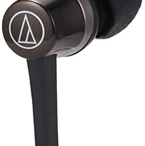 Audio-Technica ATH-CKR30iSBK SonicFuel In-Ear Headphones with In-Line Mic & Control, Black