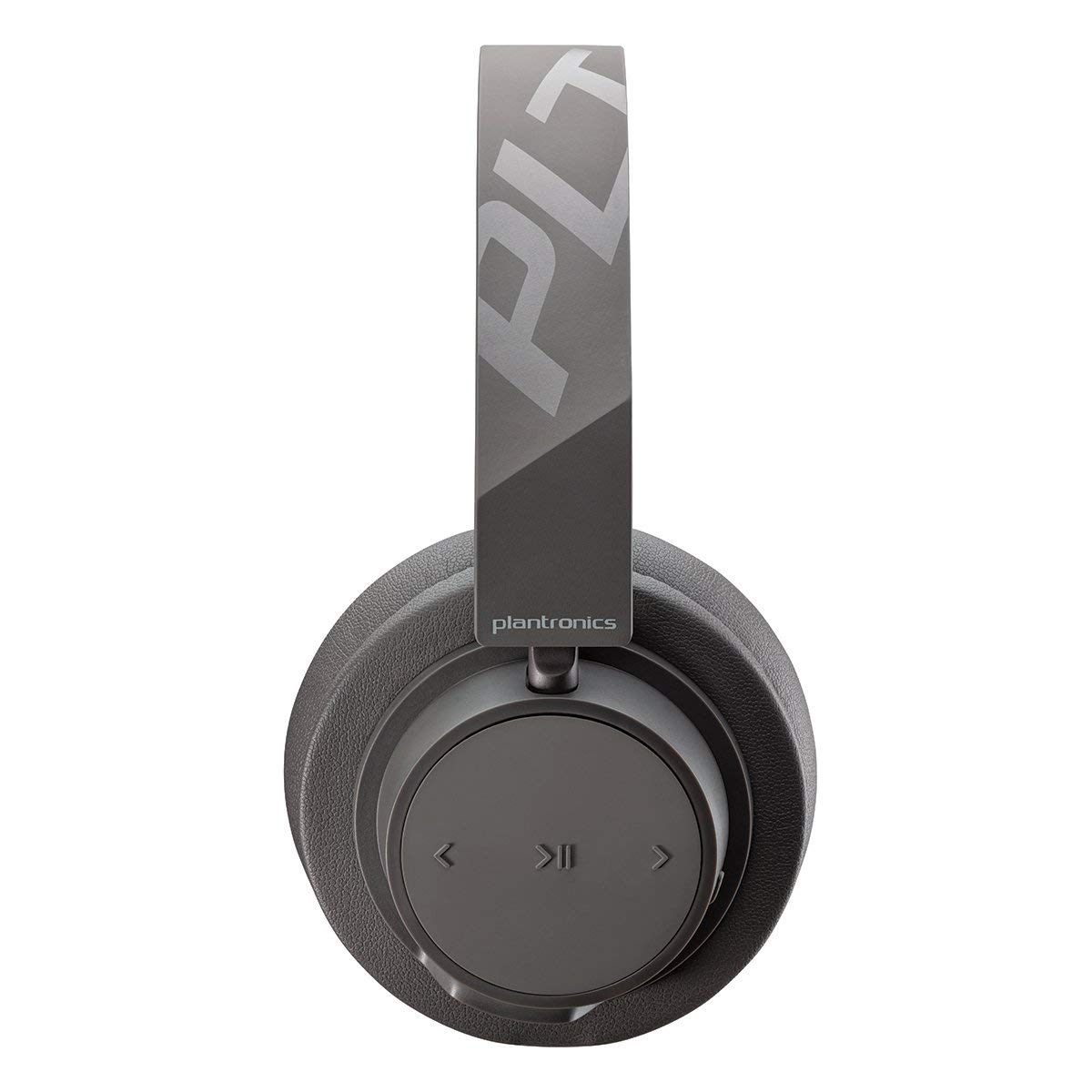 Plantronics BackBeat GO 600 Noise-Isolating Headphones, Over-The-Ear Bluetooth Headphones, Grey (211393-99) (Renewed)