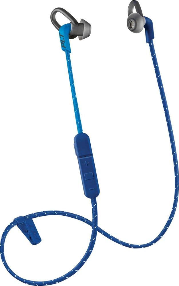 Plantronics Backbeat FIT 305 Bluetooth Wireless in-Ear Sports Headphones with Water/Sweat-Resistance and Noise Isolation, Blue (Non-Retail Packaging)