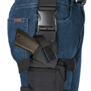 Molle Tactical Pistol Thigh Gun Holster, Drop Leg Holster, Right Hand Adjustable