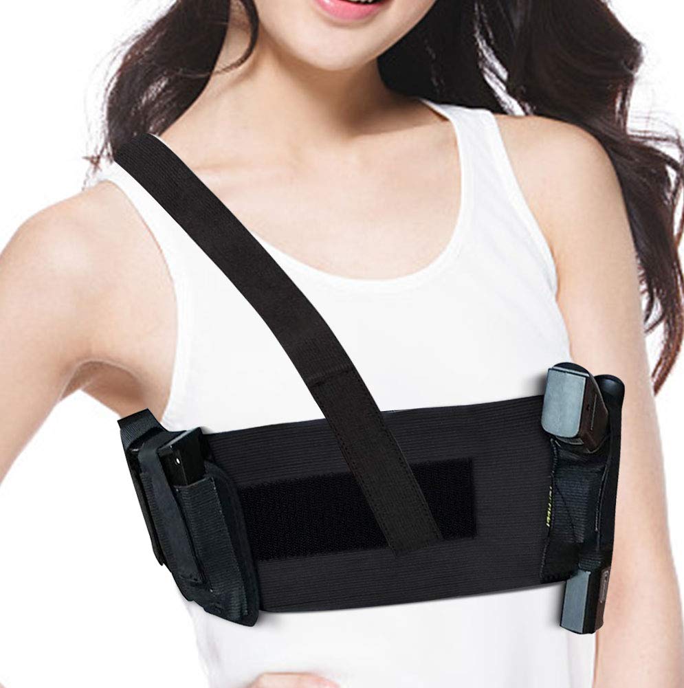 Kcctoo Deep Concealment Shoulder Holster Elastic Tactical Underarm Gun Holster for Men Women