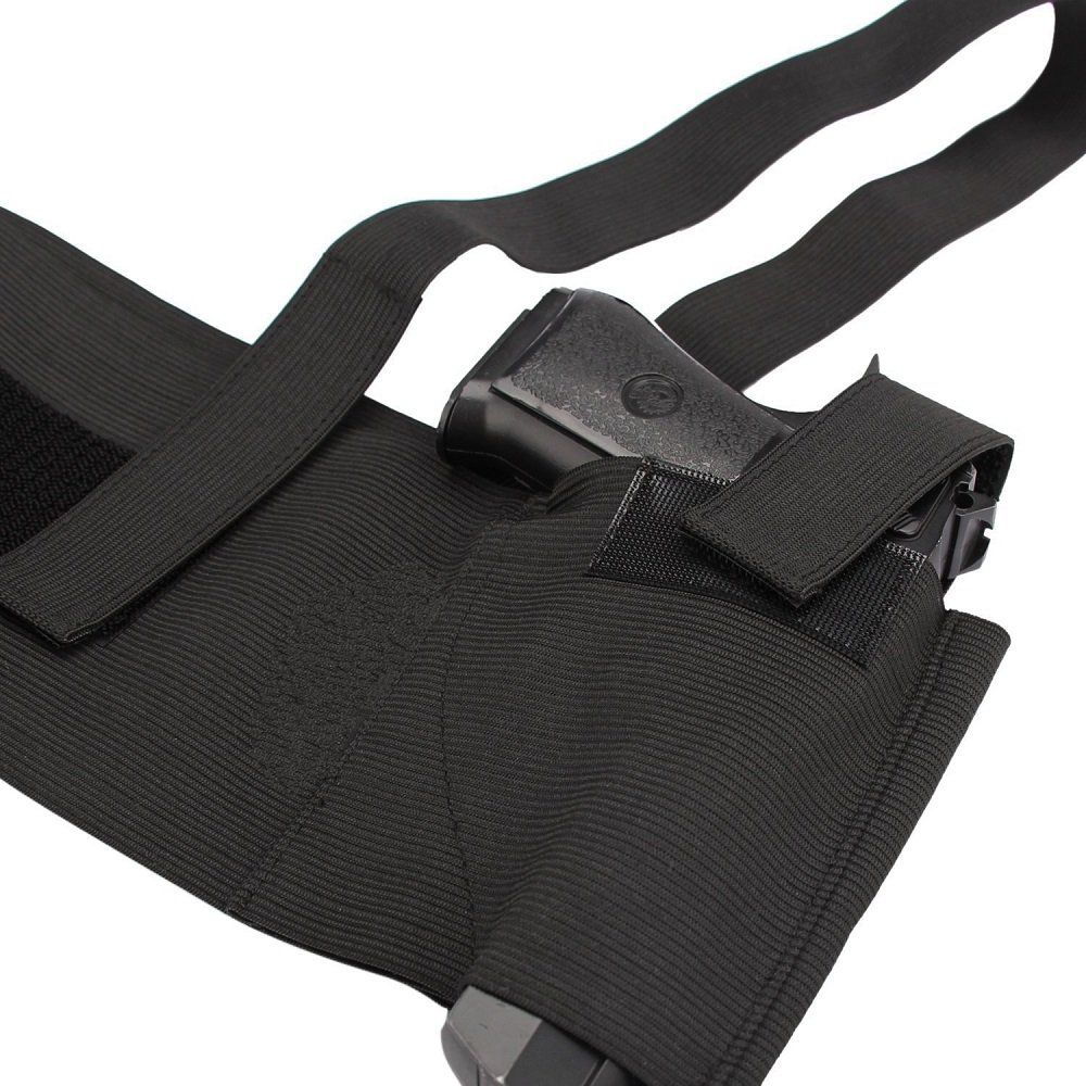 Kcctoo Deep Concealment Shoulder Holster Elastic Tactical Underarm Gun Holster for Men Women