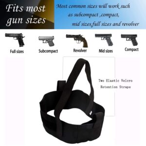 Kcctoo Deep Concealment Shoulder Holster Elastic Tactical Underarm Gun Holster for Men Women