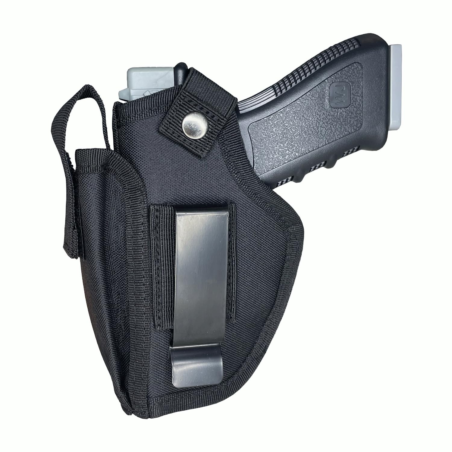 Vacod Universal Gun Holster with Mag Pouch for Concealed Carry Inside or Outside The Waistband Pistols Holsters for Right and Left Hand Draw Holster for Men/Women Black