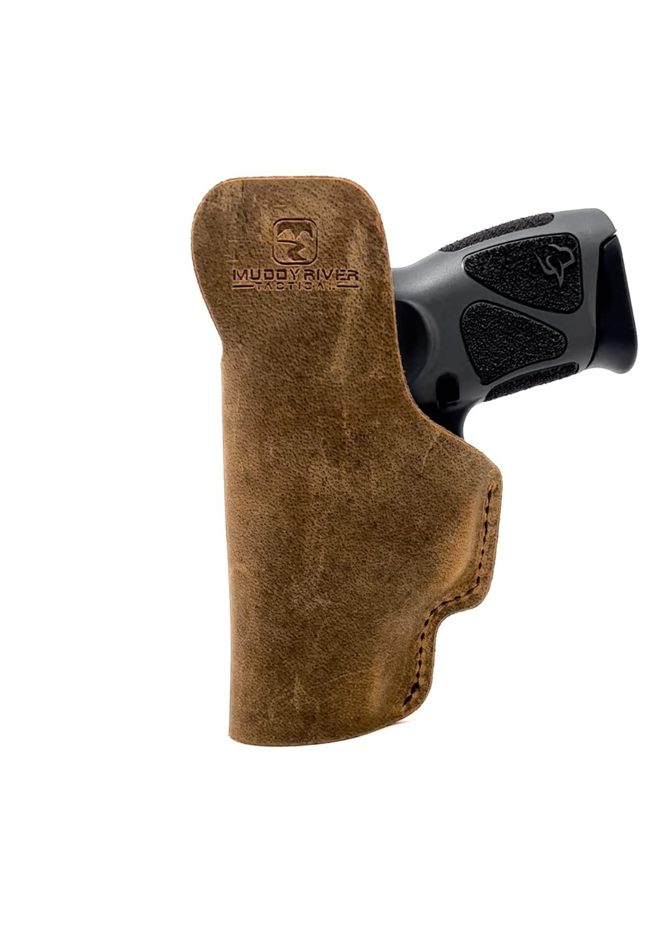 Inside The Waistband Leather Holster - Made in USA Designed for Comfort - Water Buffalo Leather- Great for Concealed Carry (Springfield Armory Hellcat)