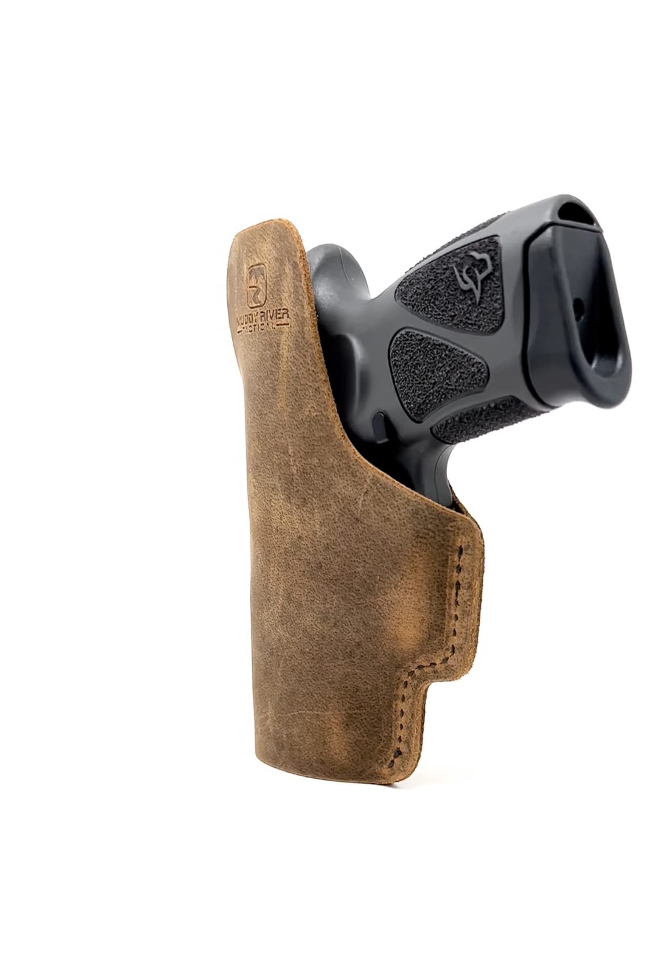 Inside The Waistband Leather Holster - Made in USA Designed for Comfort - Water Buffalo Leather- Great for Concealed Carry (Springfield Armory Hellcat)