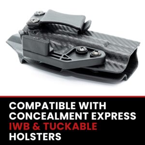 Concealment Express Holster Claw Kit - Made in The USA, for IWB & Tuckable Gun Holsters from Rounded by Concealment Express (Holster Not Included) - Fits Left & Right Hand - Holster Wing, Modwing