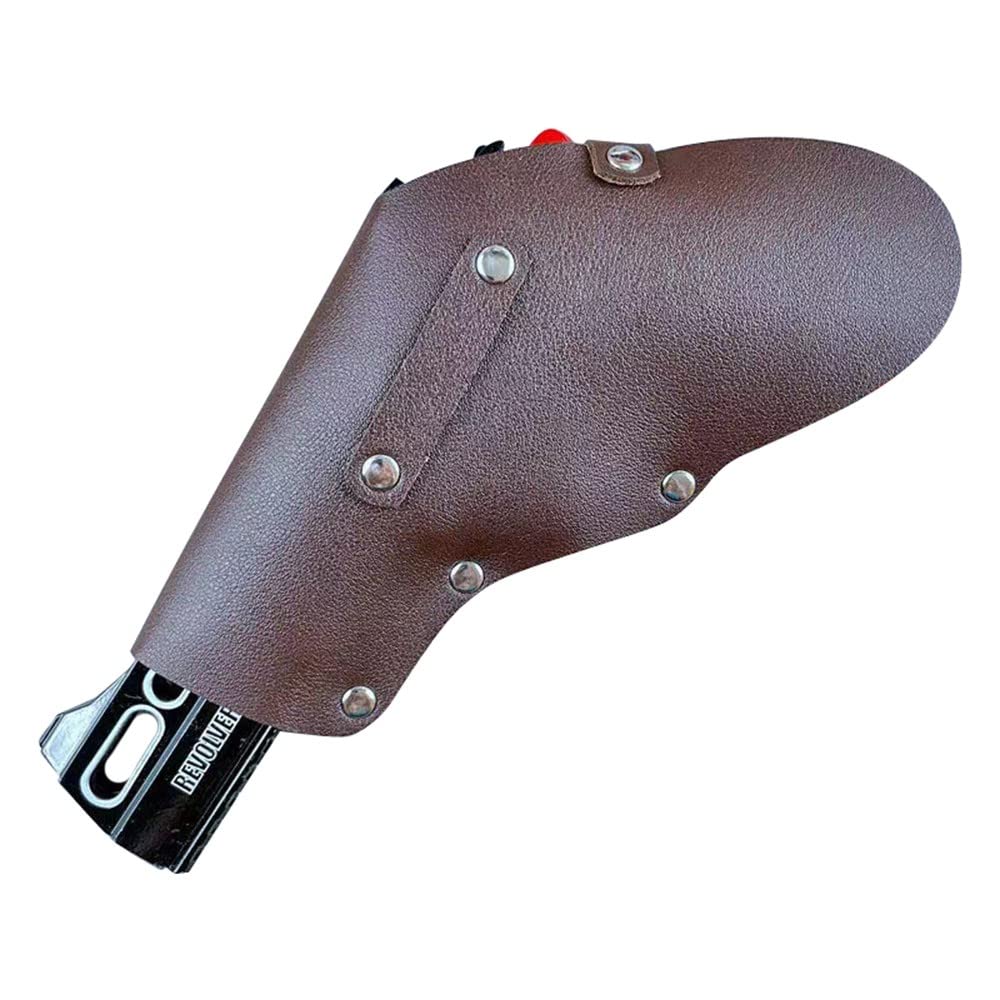 Children Toy Gun Holster, PU Leather Revolver Holster Handgun Waist Carry ​for Full Sized, Compact, Revolver Gun